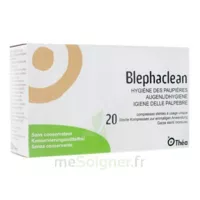 Blephaclean Compresses Stériles Nettoyantes Par 20 à VALENCE