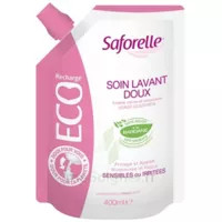 Saforelle Solution Soin Lavant Doux Eco-recharge/400ml à VALENCE